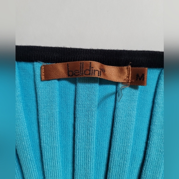 Belldini Turquoise Ribbed Tank Top - Picture 10 of 12